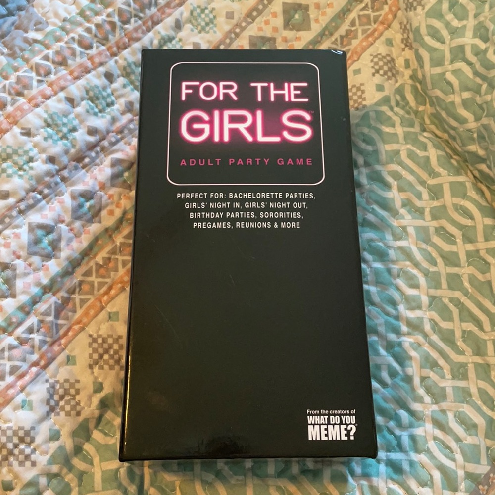 “For the girls” card game